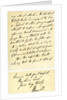 Letter from John Russell to Edward Maltby, Bishop of Durham, 4th November 1850 by Lord John Russell