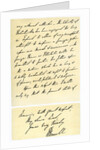 Letter from John Russell to Edward Maltby, Bishop of Durham, 4th November 1850 by Lord John Russell