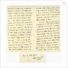 Letter from John Bright to Colonel Rathbone by John Bright