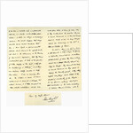 Letter from John Bright to Colonel Rathbone by John Bright