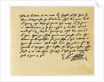 Letter from Grant, as Edward Spenser to one McHenry by Edward Spenser