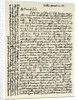Letter from Jeremy Taylor to Lord Hatton by Jeremy Taylor
