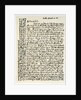 Letter from Jeremy Taylor to Lord Hatton by Jeremy Taylor