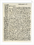 Letter from Jeremy Taylor to Lord Hatton by Jeremy Taylor
