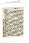 Letter from Jeremy Taylor to Lord Hatton by Jeremy Taylor