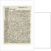 Letter from Jeremy Taylor to Lord Hatton by Jeremy Taylor