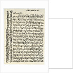 Letter from Jeremy Taylor to Lord Hatton by Jeremy Taylor