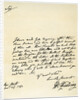 Letter from Henry Fielding to Hutton Perkins by Henry Fielding