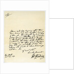 Letter from Henry Fielding to Hutton Perkins by Henry Fielding