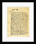 Letter from Lady Jane Grey to William Parr by Lady Jane Grey