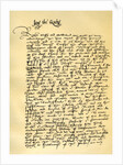 Letter from Lady Jane Grey to William Parr by Lady Jane Grey