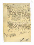 Letter from Sir Walter Raleigh to Robert Dudley, Earl of Leicester by Sir Walter Raleigh
