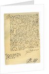 Letter from Sir Walter Raleigh to Robert Dudley, Earl of Leicester by Sir Walter Raleigh