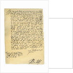 Letter from Sir Walter Raleigh to Robert Dudley, Earl of Leicester by Sir Walter Raleigh