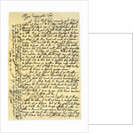 Letter from William Laud, Archbishop of Canterbury to Edward Conway by William Laud