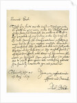 Letter from Admiral Robert Blake to the Commissioners of the Admiralty by Robert Blake
