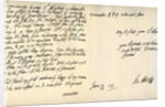 Letter from Robert Harley, Earl of Oxford, to the future King George I by Robert Harley