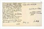 Letter from Robert Harley, Earl of Oxford, to the future King George I by Robert Harley