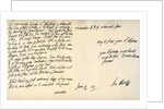 Letter from Robert Harley, Earl of Oxford, to the future King George I by Robert Harley