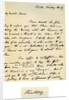 Letter from Warren Hastings, Governor-General of Bengal to his wife by Warren Hastings