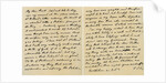 Letter from Charles James Fox to his Aunt Emily by Charles James Fox
