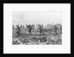 Canadian troops in no man's land, Vimy, France, First World War by Anonymous