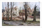 'The Ruins of a House, Soupir', First World War, April 1917 by Francois Flameng