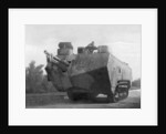 Mobile artillery piece, Moronvilliers, France, First World War by Anonymous