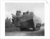 Mobile artillery piece, Moronvilliers, France, First World War by Anonymous