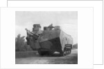 Mobile artillery piece, Moronvilliers, France, First World War by Anonymous