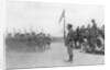 Russian troops parading in front of Alexander Kerensky, First World War, July 1917 by Anonymous