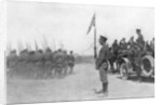 Russian troops parading in front of Alexander Kerensky, First World War, July 1917 by Anonymous
