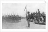 Russian troops parading in front of Alexander Kerensky, First World War, July 1917 by Anonymous