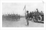 Russian troops parading in front of Alexander Kerensky, First World War, July 1917 by Anonymous
