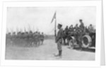 Russian troops parading in front of Alexander Kerensky, First World War, July 1917 by Anonymous