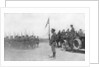 Russian troops parading in front of Alexander Kerensky, First World War, July 1917 by Anonymous