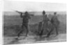 Russian soldier assaulting his retreating comrade, Ternopil, Ukraine, First World War by Anonymous