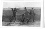 Russian soldier assaulting his retreating comrade, Ternopil, Ukraine, First World War by Anonymous