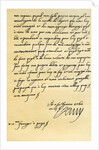 Letter from Henry IV of France to Henry, Prince of Wales by Henry IV