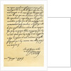 Letter from Henry IV of France to Henry, Prince of Wales by Henry IV