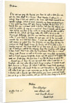 Letter from Jonathan Swift to Henrietta Howard by Jonathan Swift