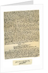 Manuscript of Kenilworth, first published in 1821 by Sir Walter Scott