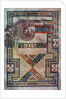 Decorated page, 800 AD by Anonymous