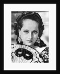 Merle Oberon, British film actress by Anonymous