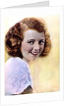 Janet Gaynor, American actress by Anonymous