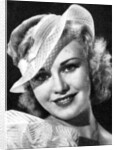 Ginger Rogers, American actress by Anonymous