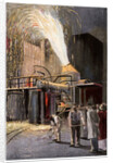 Decarburisation of pig iron in a Bessemer converter by Gehrke