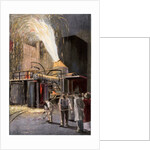 Decarburisation of pig iron in a Bessemer converter by Gehrke
