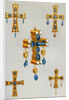 Gold crosses of a king of the Goths by Franz Kellerhoven