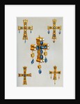 Gold crosses of a king of the Goths by Franz Kellerhoven